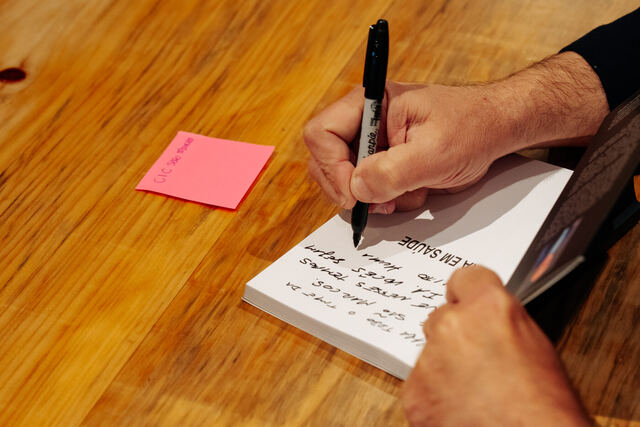 AI in Healthcare book signing night — book signing