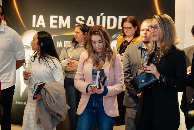 AI in Healthcare book signing night — audience