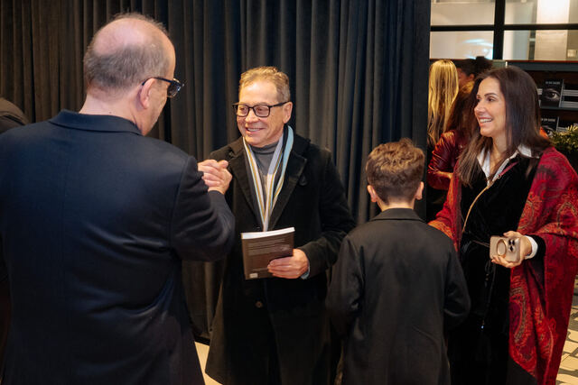 AI in Healthcare book signing night — moment