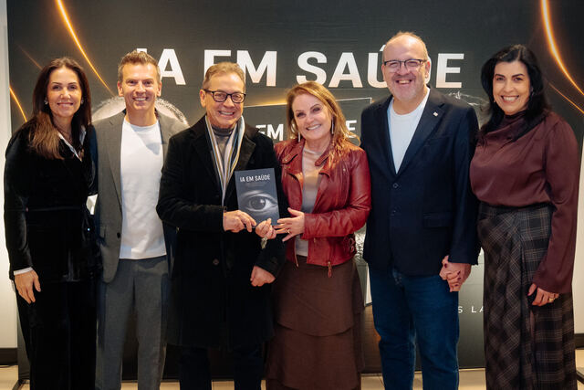 AI in Healthcare book signing night — group photo