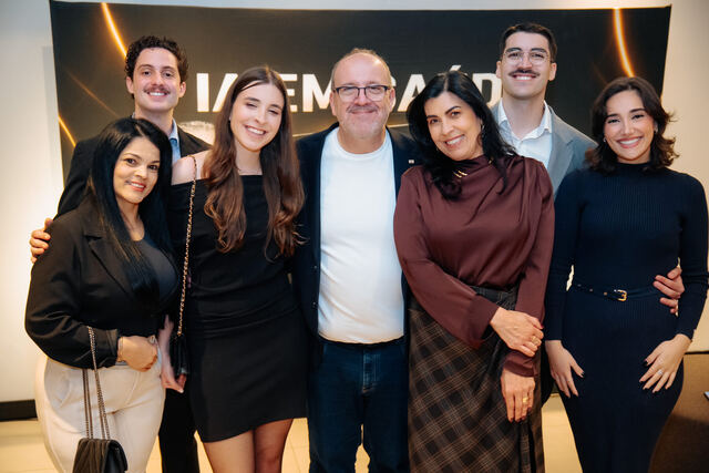 AI in Healthcare book signing night — group photo